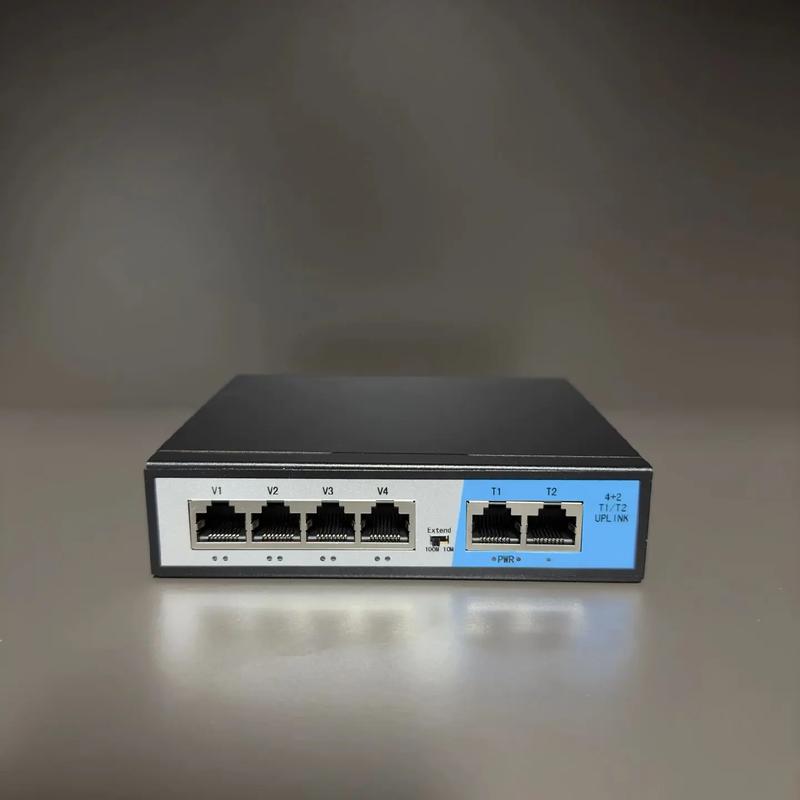 国标48V PoE交换机 四芯传输、自动检测与网络性能解析